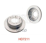 Диск тормозной задний MITSU  PAJERO (V2W) 02-, PAJERO III (V60, V70) 00-, PAJERO HSB арт. HD7211