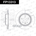 ТОРМОЗНОЙ ДИСК FAP арт. FP13313