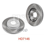 Диск тормозной передний NISSAN  JUKE 1 2DIG T 1 5dCi 1 6 10    PULSAR 1 2DIG T 1 HSB арт. HD7146