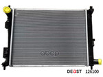 Радиатор охлаждения Hyundai Solaris 10-  Kia Rio 11- МКПП DEQST DEQST арт. 126100