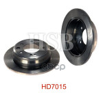 Диск тормозной задний HYUNDAI i30 1.4⁄1.6⁄2.0 07 -&gt;, ix35 1.6⁄1.7CRDI/2.0 10 -&gt;, HSB арт. HD7015