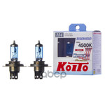 Лампа высокотемпературная Koito Whitebeam Premium H4 12V 60/55W (135/125W) 4500K (комплект 2 шт.) KOITO арт. P0744W