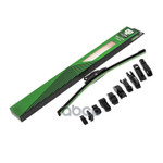 Щетка стеклоочистителя универсальная бескаркасная 375mm,11 адаптеров Универсальные PILENGA арт. WUP1375