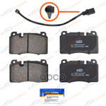 Колодки тормозные перед. Audi A6 (C7) 10-/A7 10-/Q5 (8R) 08-/Porsche с датчиком KORWIN арт. KWBP0020