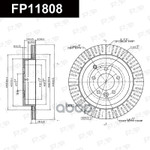 ДИСК ТОРМОЗНОЙ FAP арт. FP11808