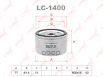 Фильтр масляный LADA LARGUS LYNXauto арт. LC1400