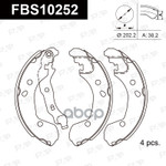 ТОРМОЗНЫЕ КОЛОДКИ БАРАБАННЫЕ FAP арт. FBS10252