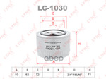 Фильтр масляный LADA все модели LYNXauto арт. LC1030