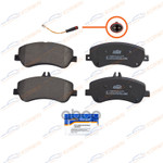 Колодки тормозные перед. Mercedes GLK (X204) 08-15 с датчиком KORWIN арт. KWBP0306
