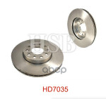 Диск тормозной передний AUDI  A3 03   A3 Sportback 04   SEAT  ALTEA 04   LEON 05 HSB арт. HD7035