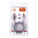 Дата-кабель зарядный 3в1 USB Micro/Type C/Lightnin ARNEZI арт. A0605037
