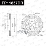 ДИСК ТОРМОЗНОЙ FAP арт. FP11837DR