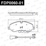 А/з_FAP Колодки тормозные дисковые FAP арт. FDP006001