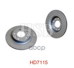 Диск тормозной задний MAZDA 6 1.8-2.3⁄2.0DI 02 HSB арт. HD7115