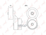 Натяжитель приводной HUYNDAI Elantra(HD/MD) 1.6 06&gt;i20 1.4-1.6 08&gt; i30(FD/GD) 1.4-1.6 07 LYNXauto арт. PT3249
