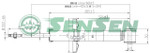 Амортизатор подвески Sensen арт. 32130053