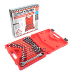 Набор ключей комбинированных 12пр. трещоточные, шарнирные в пластиковом боксе ARNEZI ARNEZI арт. R1030593