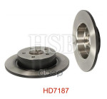 Диск тормозной задний FORD  C-MAX II 1.0 /1.6⁄1.6 TDCi/2.0 TDCi 10 HSB арт. HD7187
