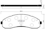 Колодки тормозные дисковые KIA  BONGO III 1.4TON HSB арт. HP1016