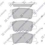 Колодки тормозные задние Sangsin brake арт. HP4335