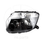 Фара левая RENAULT Duster (черная) NSP арт. NSP07260609877R