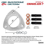 Прокладка приемной трубы глушителя CBD арт. CBD605039