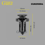 Клипса универсальная GANZ GANZ арт. GUK01004