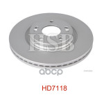 Диск тормозной передний HYUNDAI i30 / Tucson 16 HSB арт. HD7118