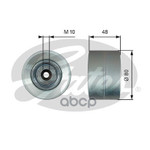 Ролик натяжителя ремня Gates арт. T36745