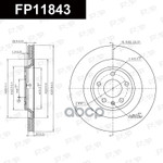 Тормозной диск FAP арт. FP11843