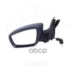 Зеркало левое VOLKSWAGEN Polo V sedan (09-20) (мех.) (в сборе с крышкой) NSP арт. NSP086RU857507N9B9
