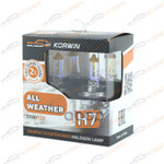 Лампа галогенная (H7 12V 55W P43t All Weather ) бл KORWIN арт. KWYN0059