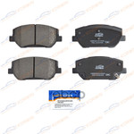 Колодки тормозные перед. Kia Optima IV (JF) 15-/Hyundai i30 (PD) 17- KORWIN арт. KWBP0209