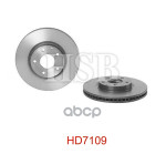 Диск тормозной передний MAZDA  6 2.0/2.2D/2.5 12-&gt;, CX-5 2.0/2.2D 11 HSB арт. HD7109