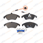 Колодки тормозные перед. Mercedes C-class (W204) 07-/E (W212) 09- с датчиком KORWIN арт. KWBP0301