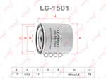 Фильтр масляный LYNXauto арт. LC1501