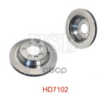 Диск тормозной задний PORSCHE CAYENNE  VW TOUAREG 3 2 5 0TDI 02 HSB арт. HD7102