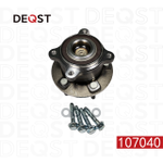 Ступица с подшипником в сборе задняя OPEL ASTRA J/CHEVROLET CRUZE 15 d=105x 09- DEQST арт. 107040