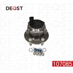 Ступица с подшипником в сборе задняя( под датчик ABS) FORD Focus II 04- , C-Max 03- DEQST арт. 107085