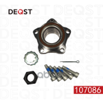 Ступица переднего колеса с подшипником FORD TRANSIT 04.2006- DEQST арт. 107086