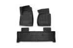 Коврики в салон УАЗ Patriot 3163, 2014-2016, 3 шт. (полиуретан) ELEMENT арт. 3163510901500