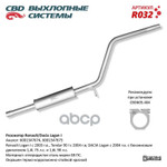 Резонатор глушителя универсальный CBD арт. R032