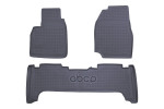 Коврики в салон TOYOTA Land Cruiser 100 1998-2007, 3 шт. (полиуретан, серые) / Т ELEMENT арт. NLC4806211K