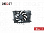 Электровентилятор CHEVROLET CRUZE 05.09- DEQST арт. 115014