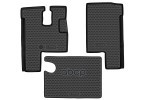 Комплект резиновых автомобильных ковриков в салон МАЗ 6430 3 шт. (полиуретан) ELEMENT арт. NLC5701210H