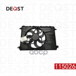 Электорвентилятор ford mondeo iv 03.07- DEQST арт. 115026