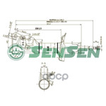 АМОРТИЗАТОР HONDA CIVIC 06-11 ПЕР. ЛЕВ. ГАЗ Sensen арт. 42140541