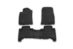 Комплект резиновых автомобильных ковриков в салон TOYOTA Land Cruiser 150 2013-2015, 2015-&gt;, 5 мест, 4 шт. (полиуретан) ELEMENT арт. NLC4874210K