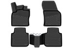 Коврики 3D в салон SKODA Kodiaq, 2017-&gt;, 4 шт. (полиуретан) ELEMENT арт. ELEMENT3D4519210K