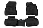 Коврики 3D в салон подходят для NISSAN Leaf 2009 - 2017 П.Р., Хб., 4шт. (полиуре ELEMENT арт. ELEMENT3D02396210